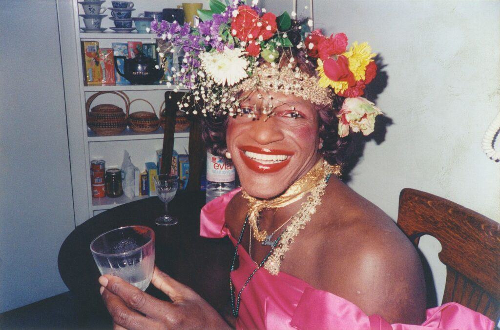 Black trans activist Marsha P Johnson 