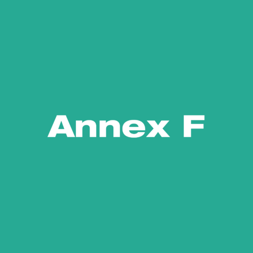 QUALITY CODE – ANNEX F